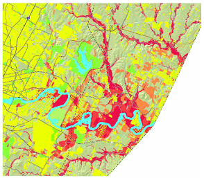 Travis County, TX Greenprint map