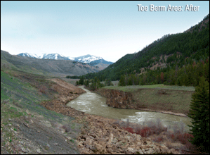 Figure 5: Toe Berm Area - After