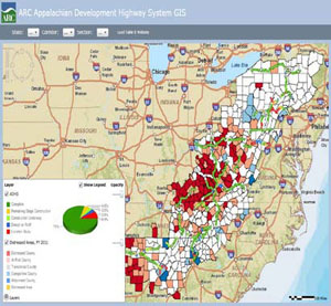 Figure 1. ADHS GIS Silverlight application