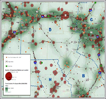 Figure 4. Enforcement activities relative to truck crashes.