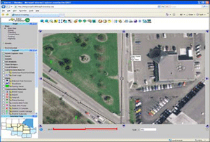 Figure 1. Mapping application screenshot