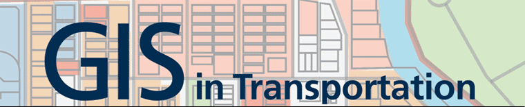 GIS in Transportation Newsletter Header graphic